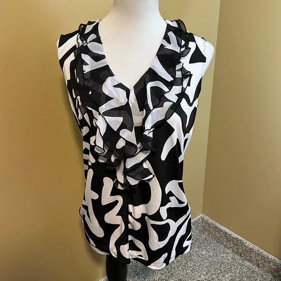 Milano Tops - 😊 Milano Ruffle Sleeveless Blouse